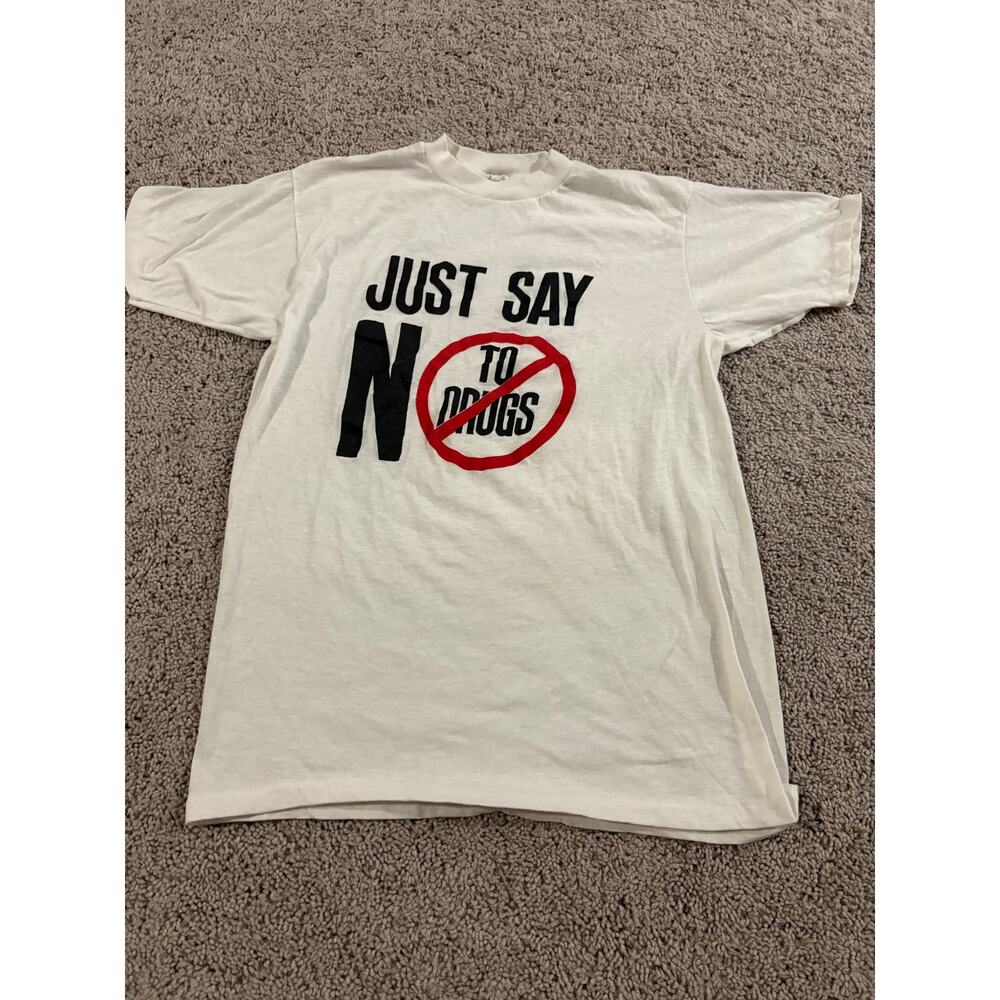 Single Stitch Vintage 80’s “Just say no to Drugs” Shirt